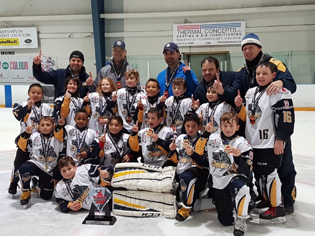 Applewood Coyotes Novice Gold win at Vaughan MHL Mississauga Hockey